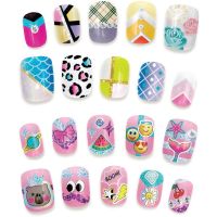 Tasia Stylová sada Nail Art s třpytkami a samolepkami 3