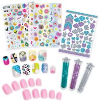 Tasia Stylová sada Nail Art s třpytkami a samolepkami 4