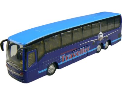 Alltoys Teamsterz městský autobus 1:50 - Modrá
