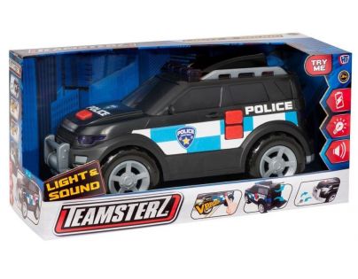 Teamsterz Policejní jeep se zvukem a světlem
