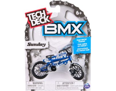 Tech Deck BMX sběratelské kolo modré Sunday