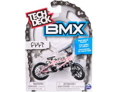 Tech Deck BMX sběratelské kolo růžové Fult