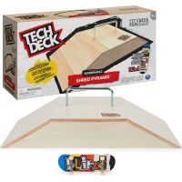 Tech Deck Dřevěná rampa s fingerboardem