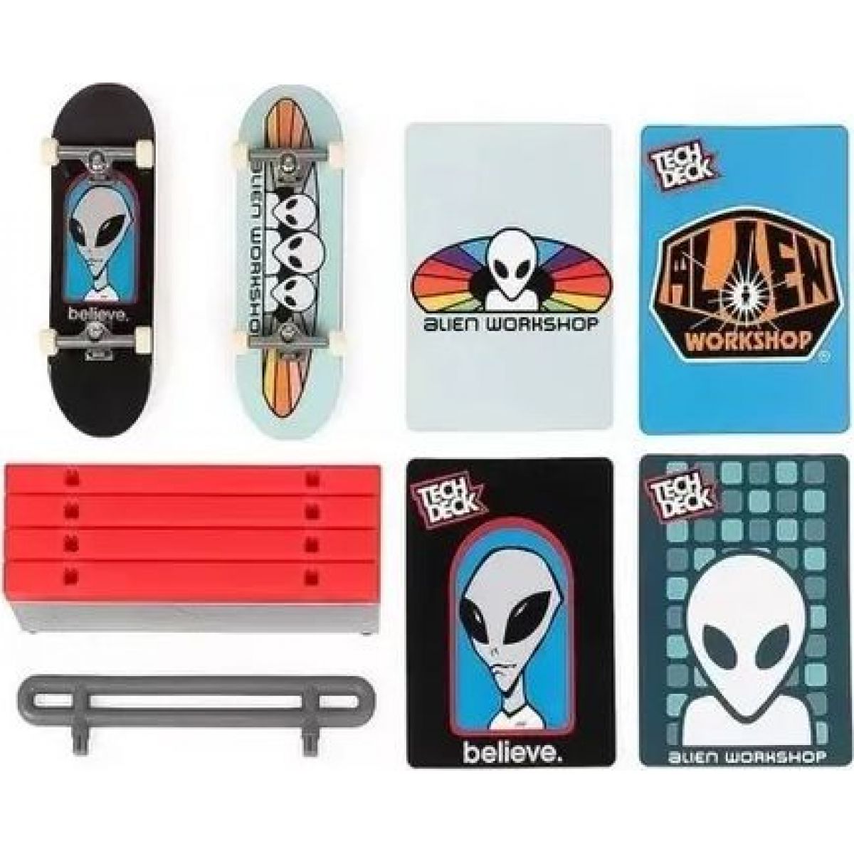 Tech Deck Fingerboard dvojbalení s překážkou Alien Workshop