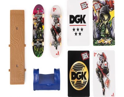 Tech Deck Fingerboard dvojbalení s překážkou DGK