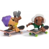 Tech Deck Sk8 Crew fingerboard s figurkou Dvojbalení fialová čepice a bílá sluchátka