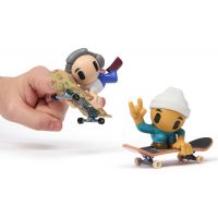 Tech Deck Sk8 Crew fingerboard s figurkou Dvojbalení bílá čepice a šedá sluchátka 2