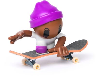 Tech Deck Sk8 Crew fingerboard s figurkou fialová čepice