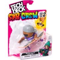 Tech Deck Sk8 Crew fingerboard s figurkou šedivá kšiltovka 5