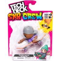 Tech Deck Sk8 Crew fingerboard s figurkou šedivá kšiltovka 6