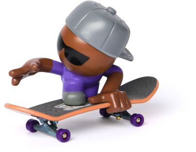 Tech Deck Sk8 Crew fingerboard s figurkou šedivá kšiltovka
