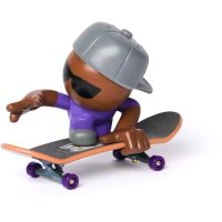 Tech Deck Sk8 Crew fingerboard s figurkou šedivá kšiltovka