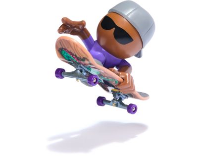 Tech Deck Sk8 Crew fingerboard s figurkou šedivá kšiltovka