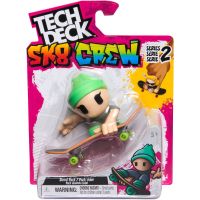 Tech Deck Sk8 Crew fingerboard s figurkou zelená čepice 6