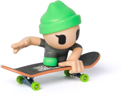 Tech Deck Sk8 Crew fingerboard s figurkou zelená čepice