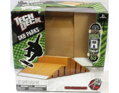 Tech Deck Skate Park S Fingerboardem Zelená