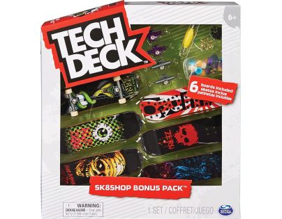 Tech Deck Skateshop 6 ks s příslušenstvím Zero