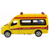 Auto ambulance 15 cm na baterie se světlem se zvukem 3