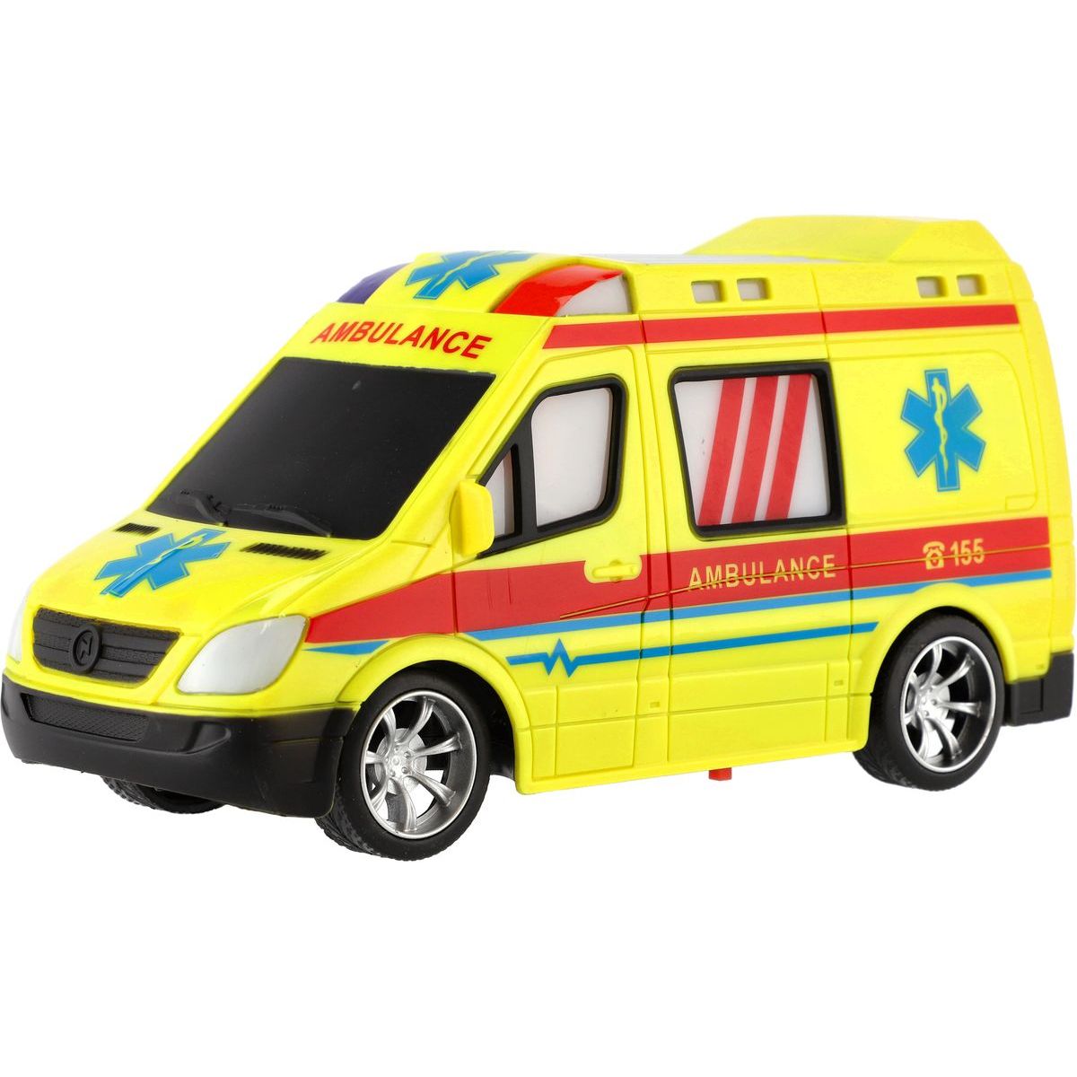 Teddies Auto RC ambulance plast 20cm 27MHz