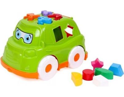 Auto vkládačka plastová zelená