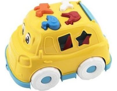Auto vkládačka plastová žlutá