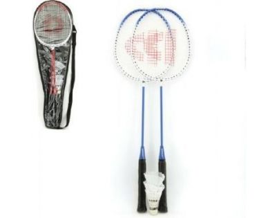 Badminton sada se 3 košíčky modrá