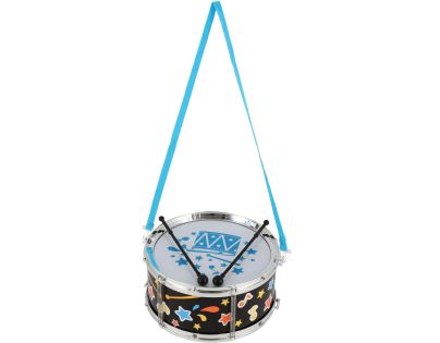 Teddies Buben Bubínek plast 23x10cm s popruhem a paličkami v sáčku - Poškozený obal