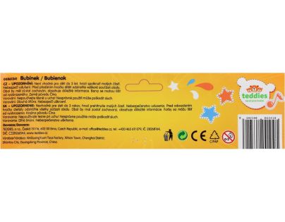 Teddies Buben Bubínek plast 23x10cm s popruhem a paličkami v sáčku - Poškozený obal
