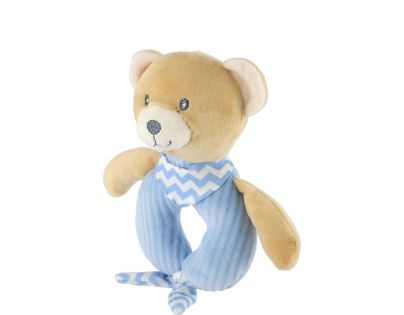 Teddies Chrastítko medvídek plyš 14 x 17 cm