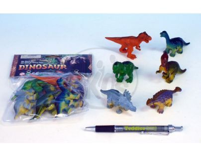 Dinosaurus plast 7-9cm 6ks