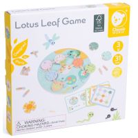 Teddies Hra Lotusový list dřevěná v krabici 28x28x4cm 3