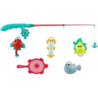 Teddies Hra ryby rybář s prutem 45cm plast 4 barvy na kartě 17x58cm 3