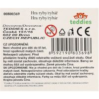 Teddies Hra ryby rybář s prutem 45cm plast 4 barvy na kartě 17x58cm 6