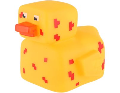 Teddies Kačenka pixel do vany guma 8x10cm 4 barvy 24ks v boxu