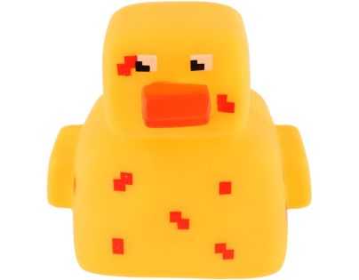 Teddies Kačenka pixel do vany guma 8x10cm 4 barvy 24ks v boxu