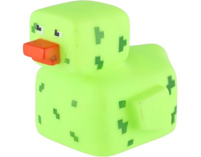 Teddies Kačenka pixel do vany guma 8x10cm 4 barvy 24ks v boxu