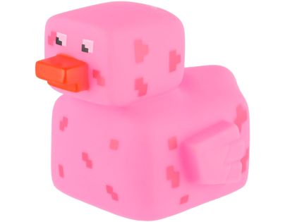 Teddies Kačenka pixel do vany guma 8x10cm 4 barvy 24ks v boxu