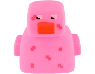 Teddies Kačenka pixel do vany guma 8x10cm 4 barvy 24ks v boxu