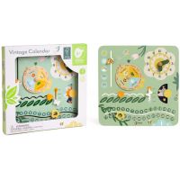 Teddies Kalendář dřevěný v anglickém jazyce v krabici 31x31x5cm