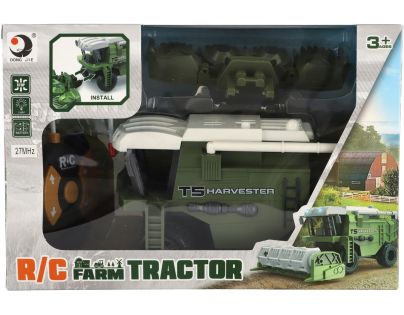 Teddies Kombajn na kukuřici RC  22cm 27MHz