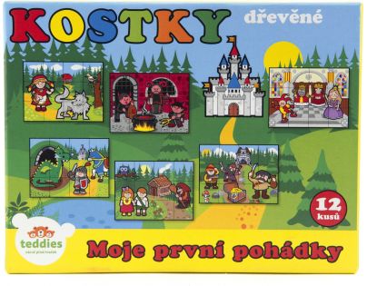 Kostky kubus Moje první pohádky 12 ks