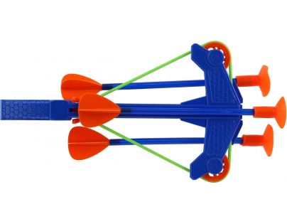 Kuše mini 24 cm se šípy na přísavky 3 ks