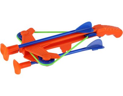 Kuše mini 24 cm se šípy na přísavky 3 ks