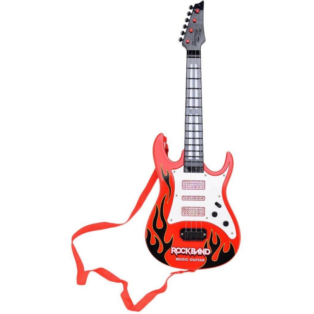 Teddies Kytara plastová 54 cm na baterie se zvuky a světly