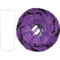 Teddies Lampion koule Halloween se střapci papír průměr 30cm v sáčku (bez hůlky) 3 druhy karneval 4