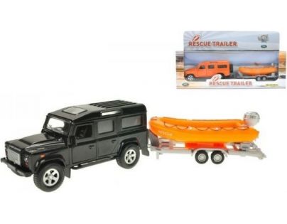 Land Rover Defender kov 14 cm se člunem 12 cm