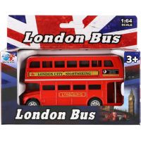 Teddies Londýnský patrový autobus červený 5