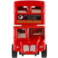 Teddies Londýnský patrový autobus červený 4