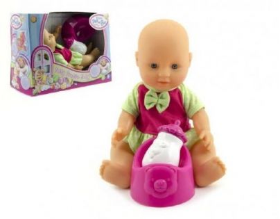 Miminko s doplňky 30 cm pije a čůrá