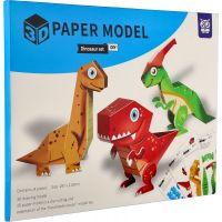 Modely 3D papírové Dinosauři 8 ks v sáčku 5